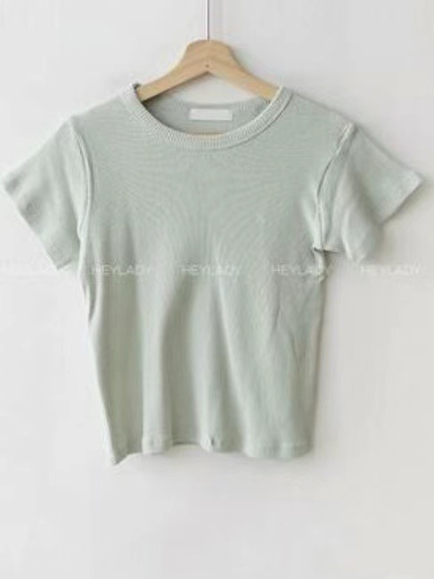 MYCABINET韓國直郵東大門代購女裝新品職業24春夏T恤刺繡MYCABINETT恤圖色3
