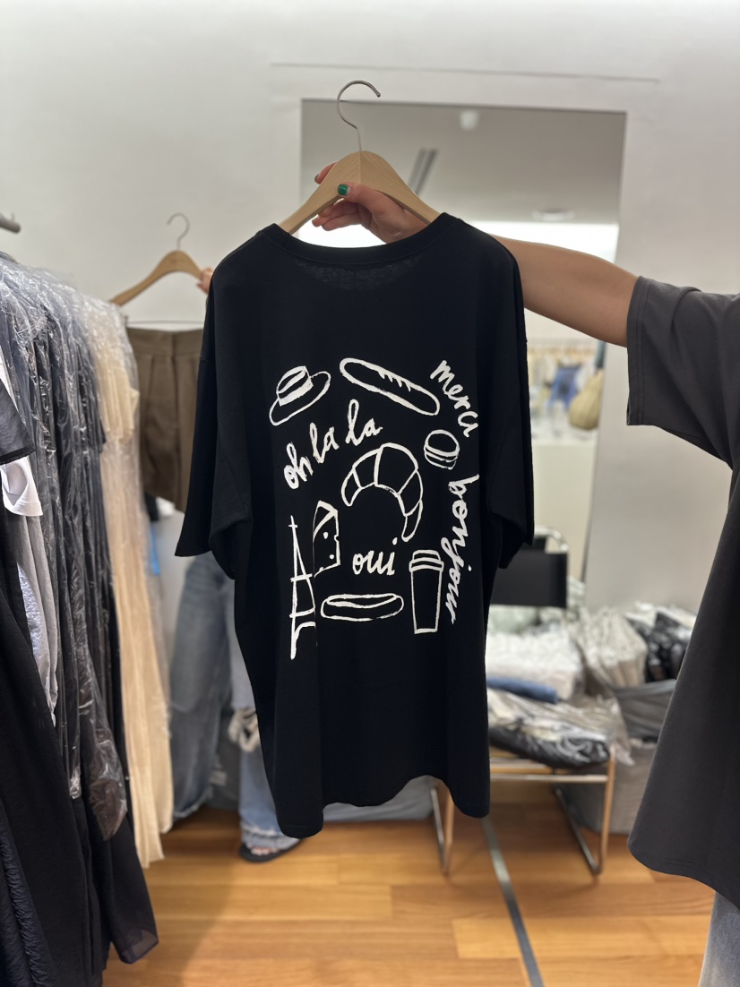 NAVE直郵韓國代購女裝新款真品熱賣職業人氣休閑24春夏T恤NAVET恤