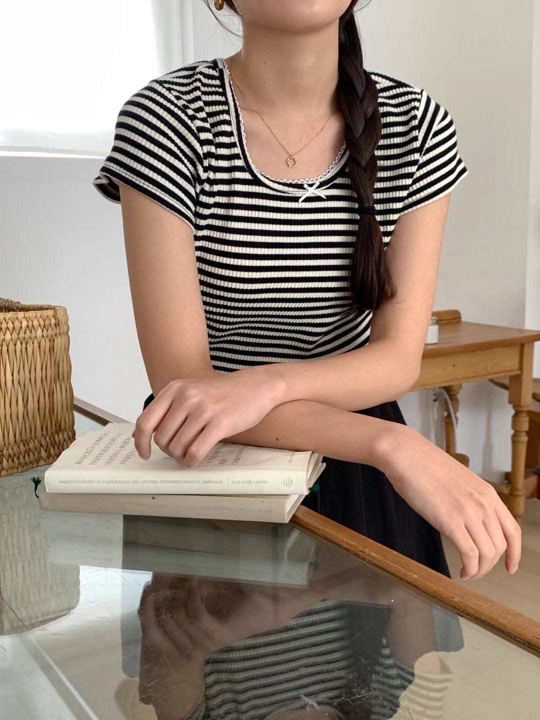 O SENSE-오센스-T韓國直郵東大門實拍女裝新品休閑熱賣T恤LE VAIRT恤