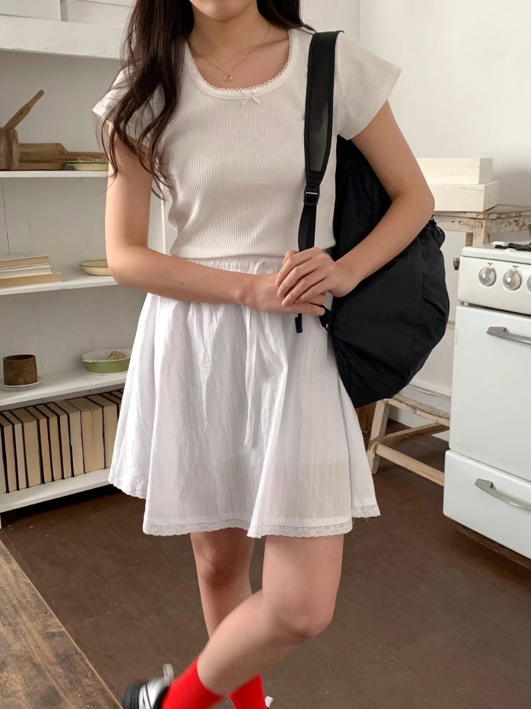 O SENSE-오센스-T韓國直郵東大門實拍女裝新品休閑熱賣T恤LE VAIRT恤