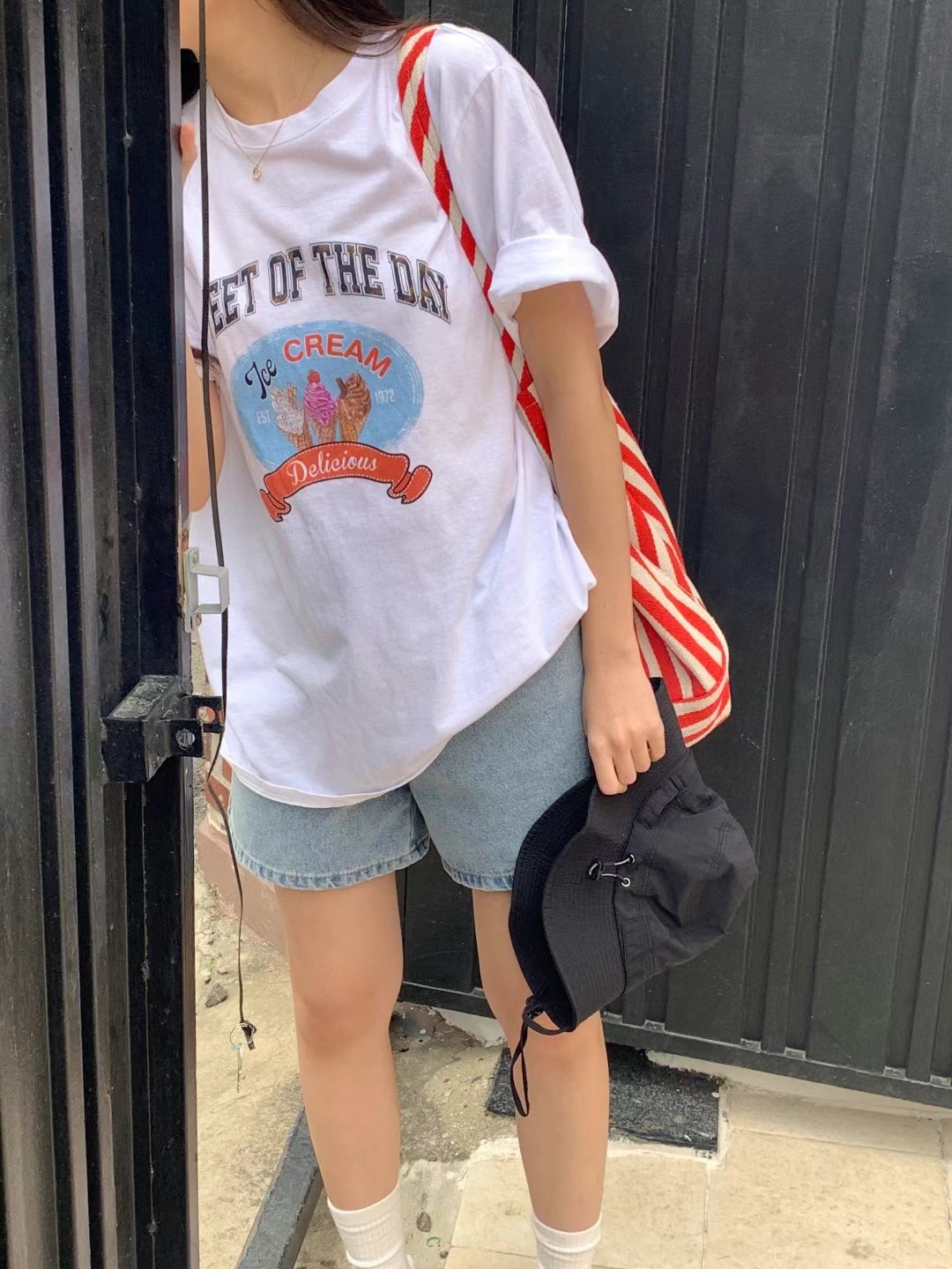 O SENSE-오센스-T韓國直郵女裝新品休閑人氣職業24春夏T恤LE VAIRT恤