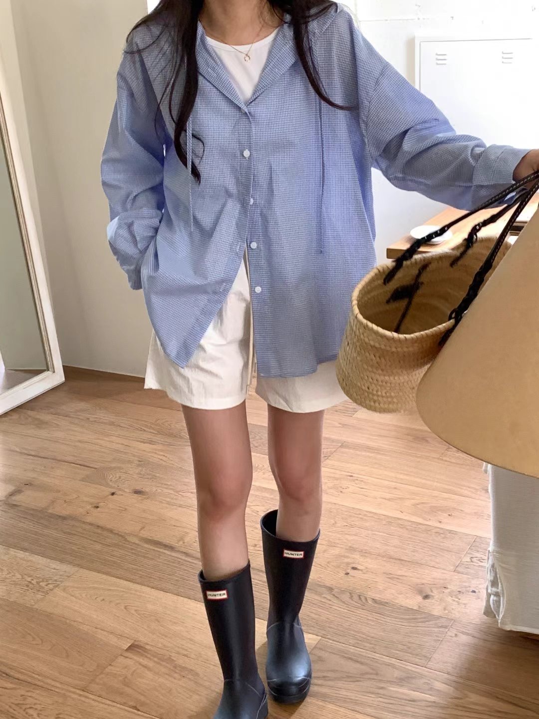 O SENSE-오센스-T韓國直郵東大門實拍女裝新款真品襯衫蕾絲衫LE VAIR襯衫/蕾絲衫圖色2