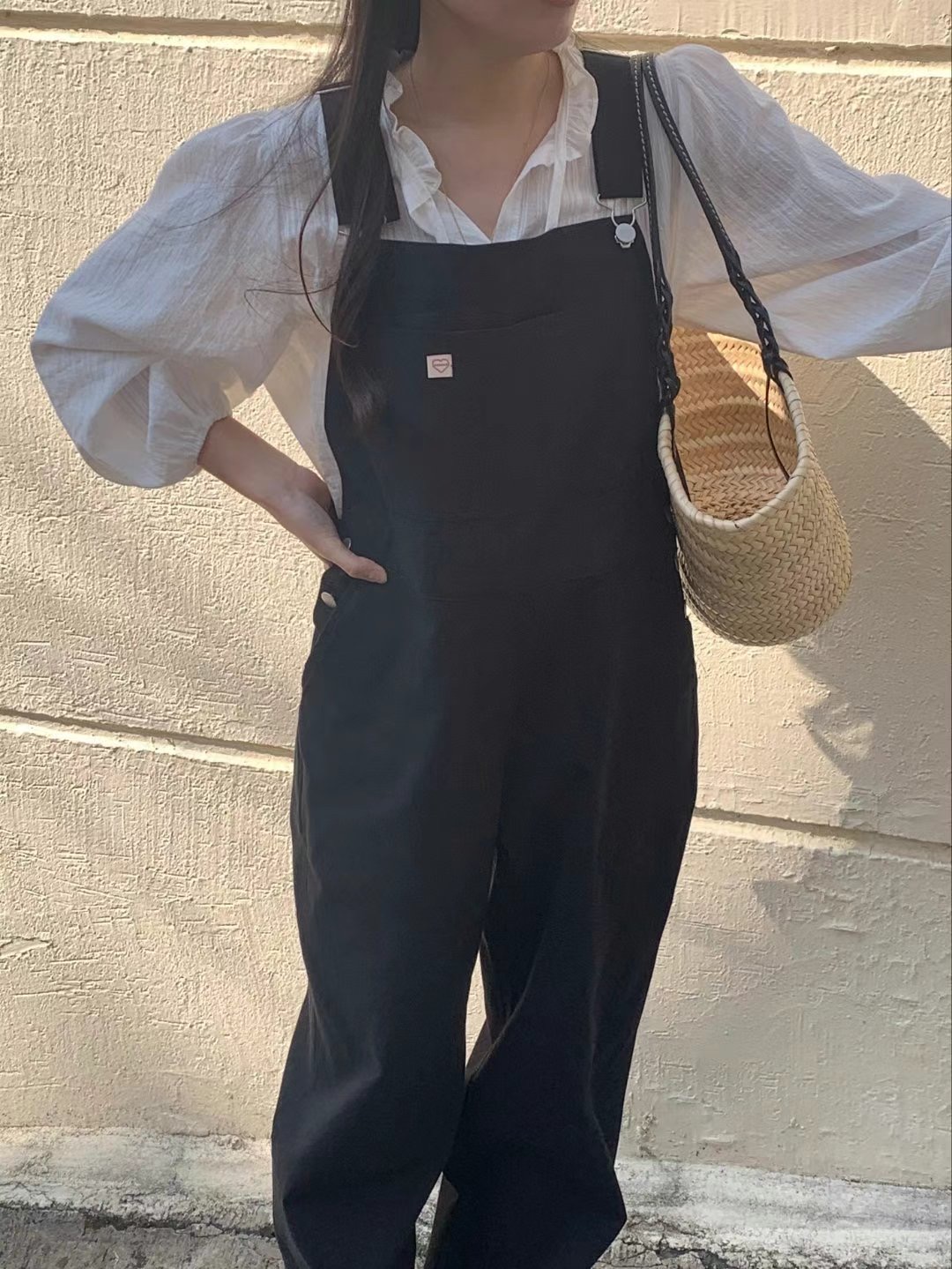 O SENSE-오센스-T韓國直郵東大門實拍女裝新款熱賣連體褲工裝褲LE VAIR連體褲