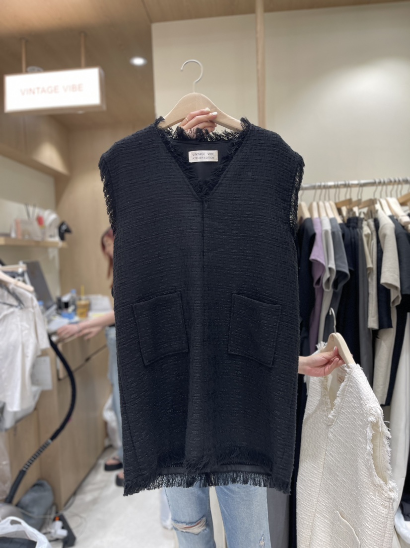 VINTAGE VIBE韓國直郵東大門實拍女裝新品24春夏職業連衣裙VINTAGE VIBE連衣裙圖色2