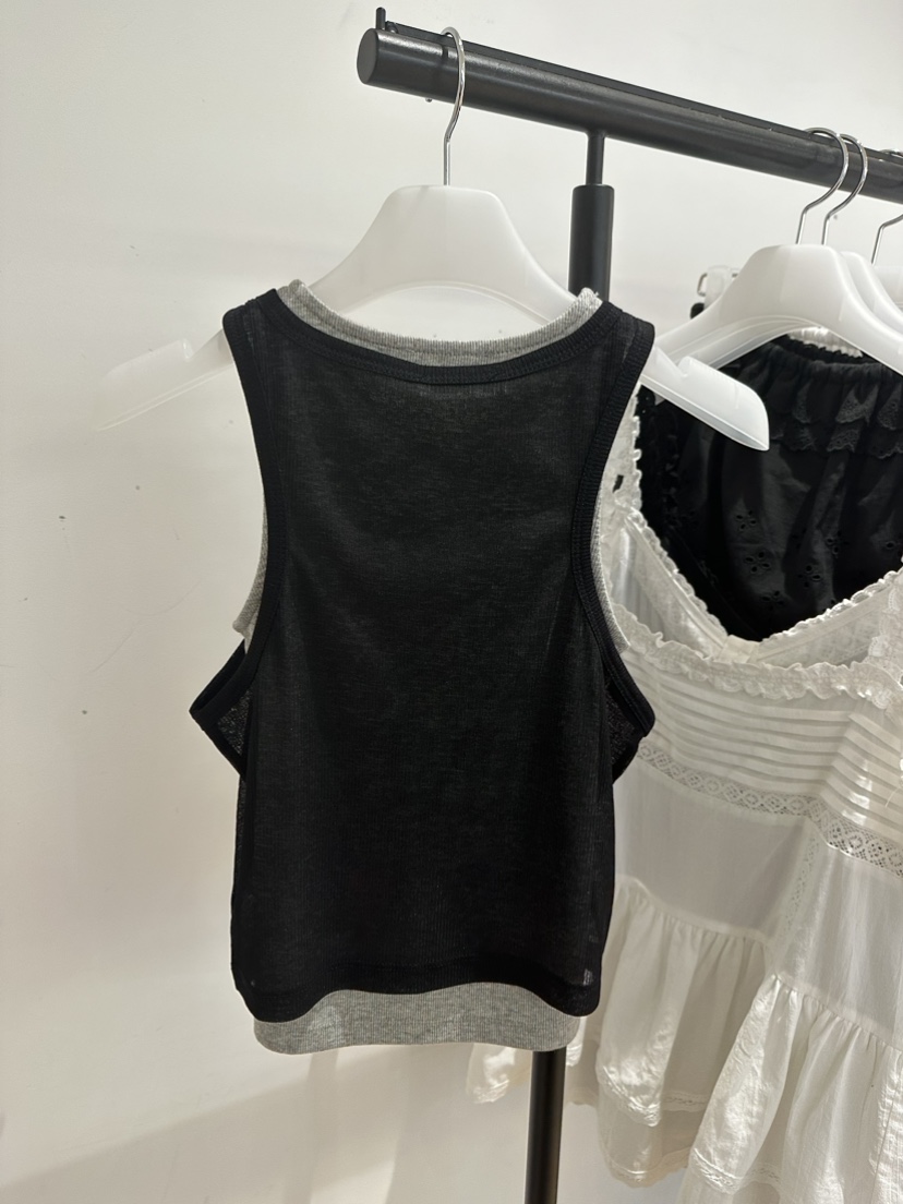 WE ARE/WELOVER韓國直郵東大門代購女裝新款人氣吊帶背心兩件套SHOP_WE ARE吊帶/背心