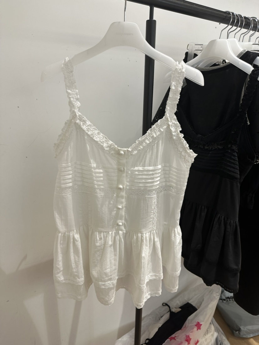 WE ARE/WELOVER韓國直郵東大門代購女裝新品熱賣吊帶背心SHOP_WE ARE吊帶/背心