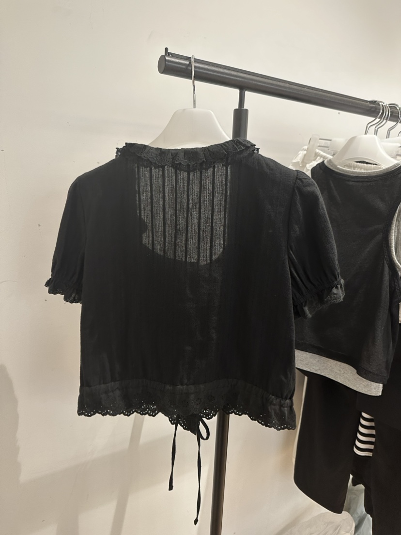 WE ARE/WELOVER韓國直郵東大門代購女裝新款休閑襯衫蕾絲衫SHOP_WE ARE襯衫/蕾絲衫