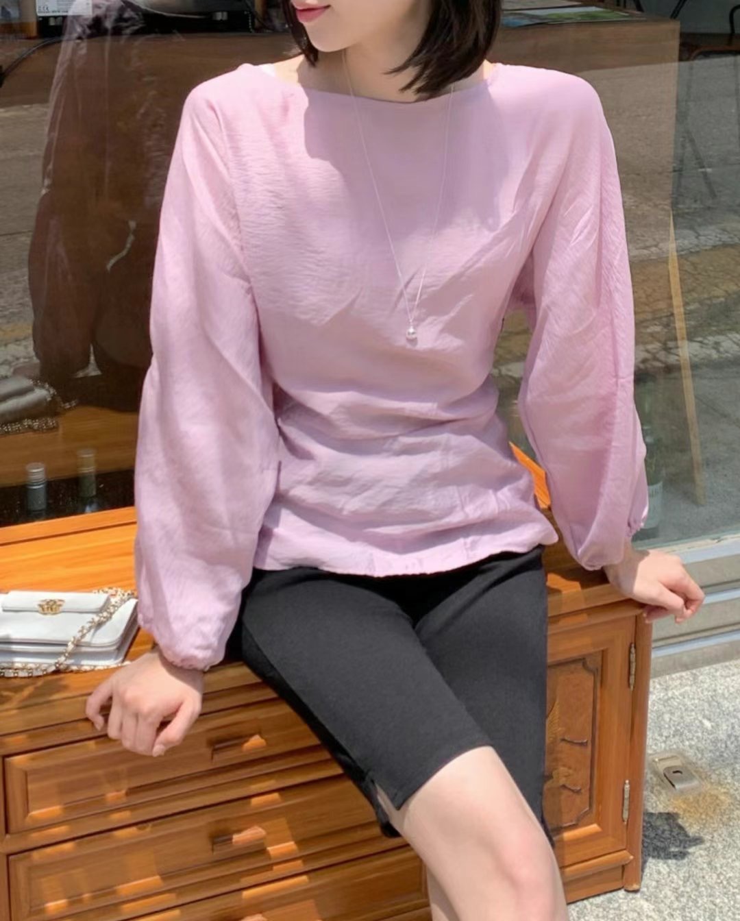 WUNDERKIND韓國直郵女裝新品熱賣人氣推薦真品時尚襯衫蕾絲衫WUNDERKIND襯衫/蕾絲衫