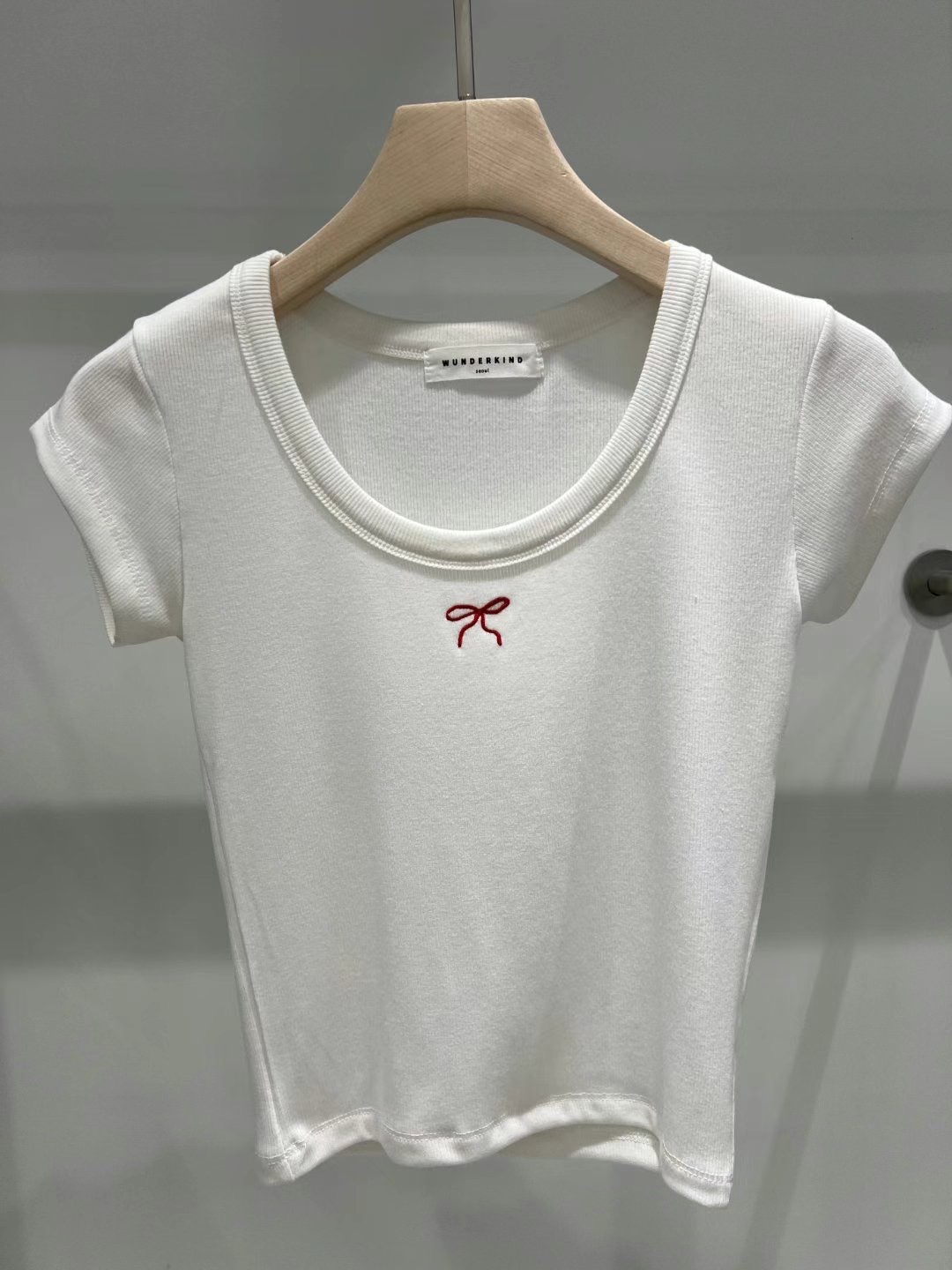 WUNDERKIND直郵韓國代購女裝新款推薦職業熱賣24春夏休閑T恤WUNDERKINDT恤圖色2