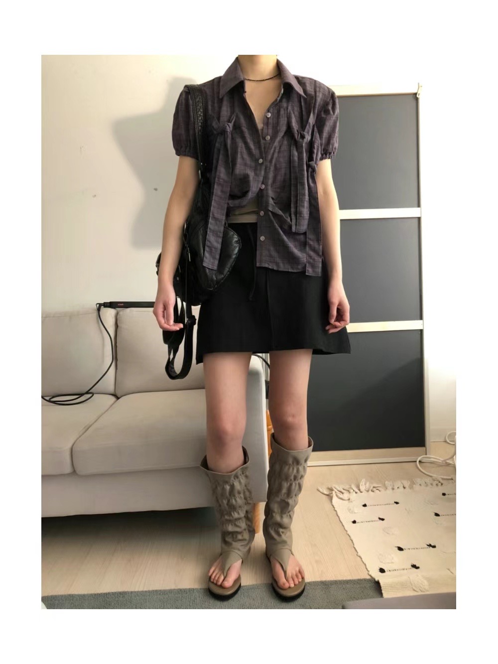 FEVER韓國直郵女裝新款熱賣真品人氣24春夏職業休閑推薦短裙FEVER短裙