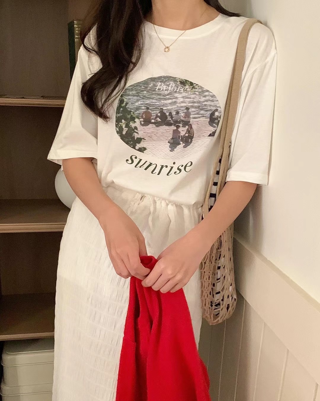 FEVER韓國直郵女裝新款人氣休閑真品24春夏熱賣時尚推薦T恤FEVERT恤