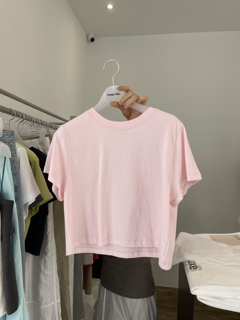 CREAM VILLA韓國直郵東大門代購女裝新品職業T恤CREAMVILLAT恤圖色5