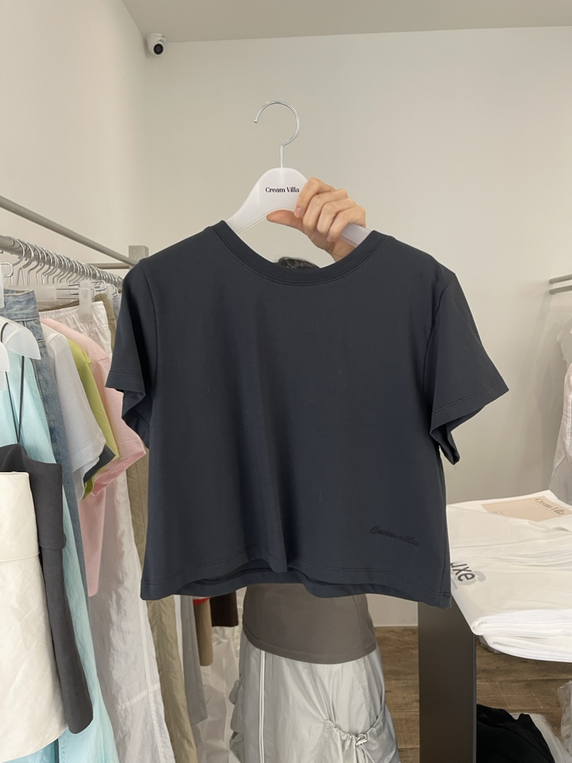 CREAM VILLA韓國直郵東大門代購女裝新品職業T恤CREAMVILLAT恤圖色6