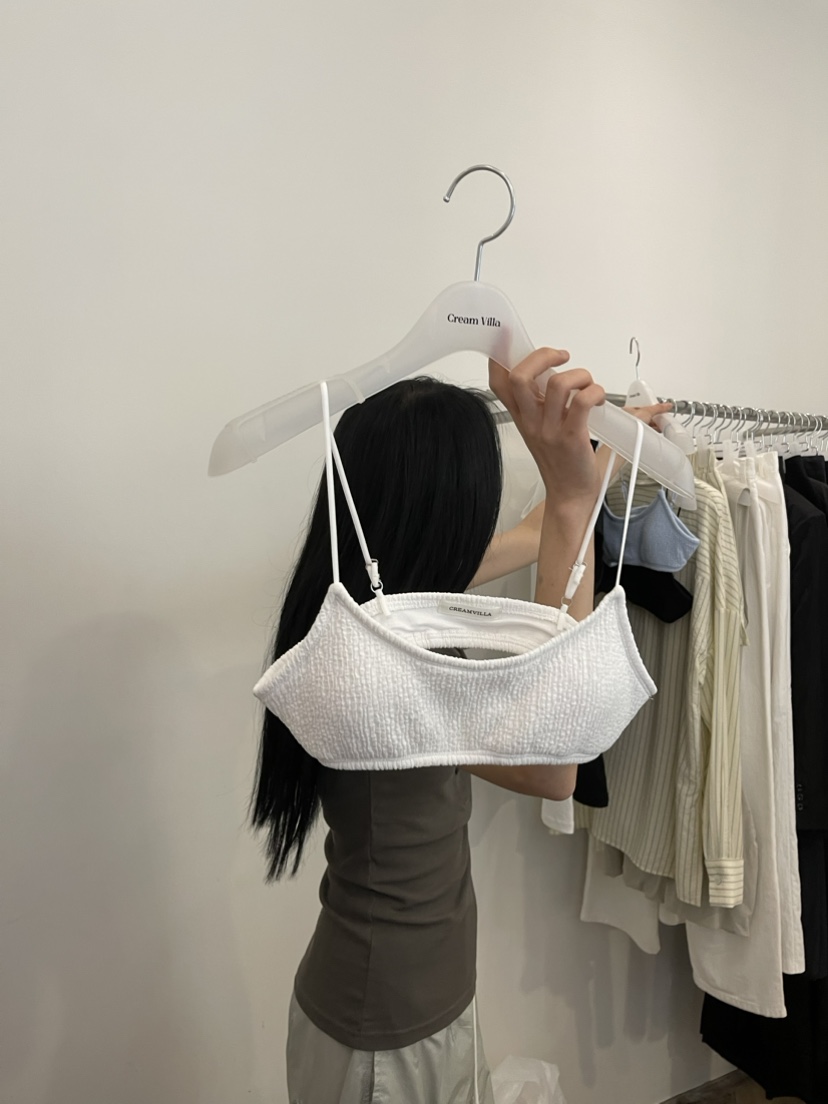 CREAM VILLA韓國直郵女裝新品24春夏吊帶背心CREAMVILLA吊帶/背心
