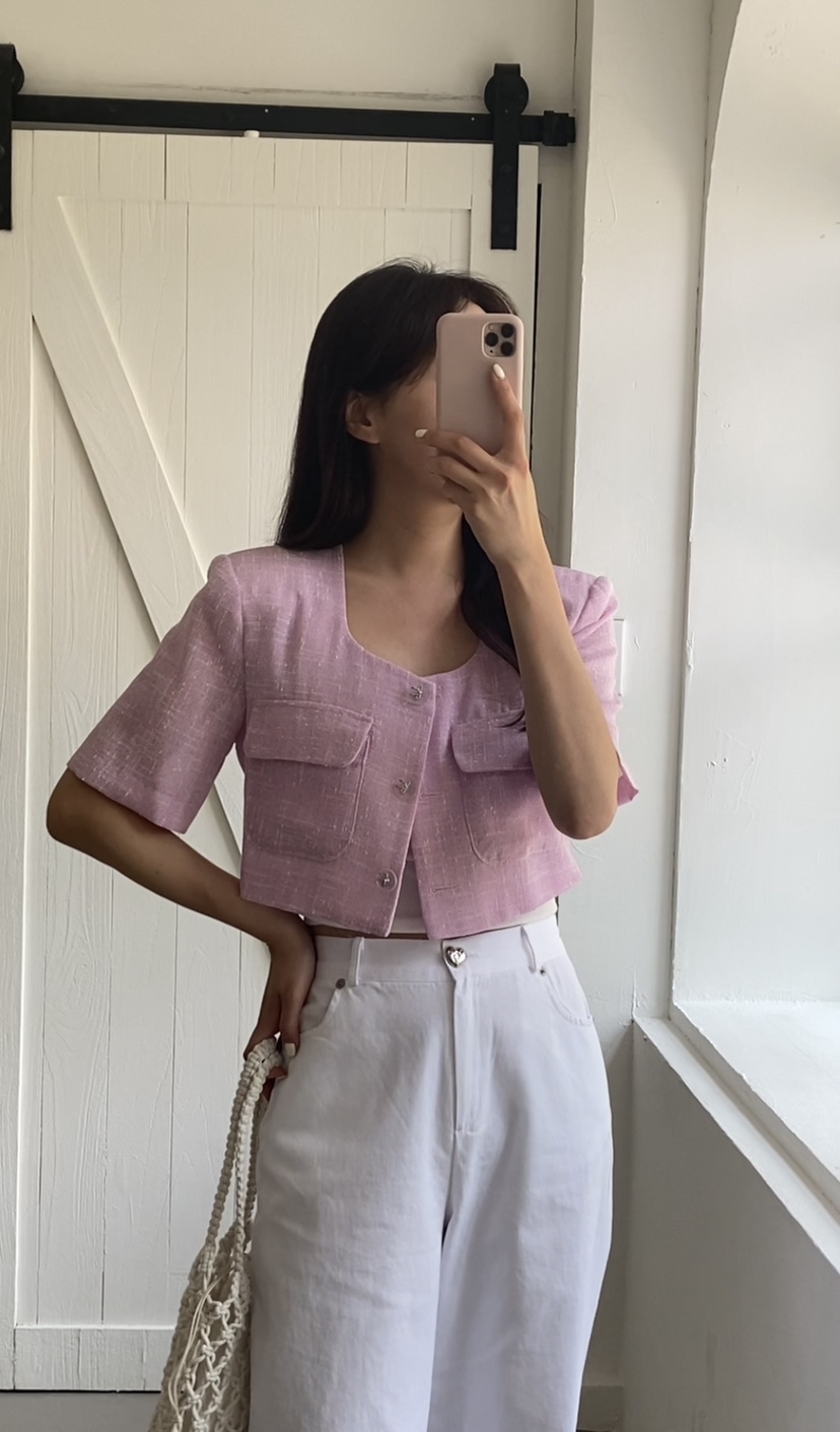 N BROWN韓國直郵東大門代購女裝新品真品推薦人氣夾克花呢N BROWN夾克