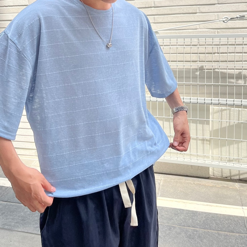 ROA-男裝韓國直郵東大門實拍女裝新款休閑人氣職業T恤寬松ROAT恤