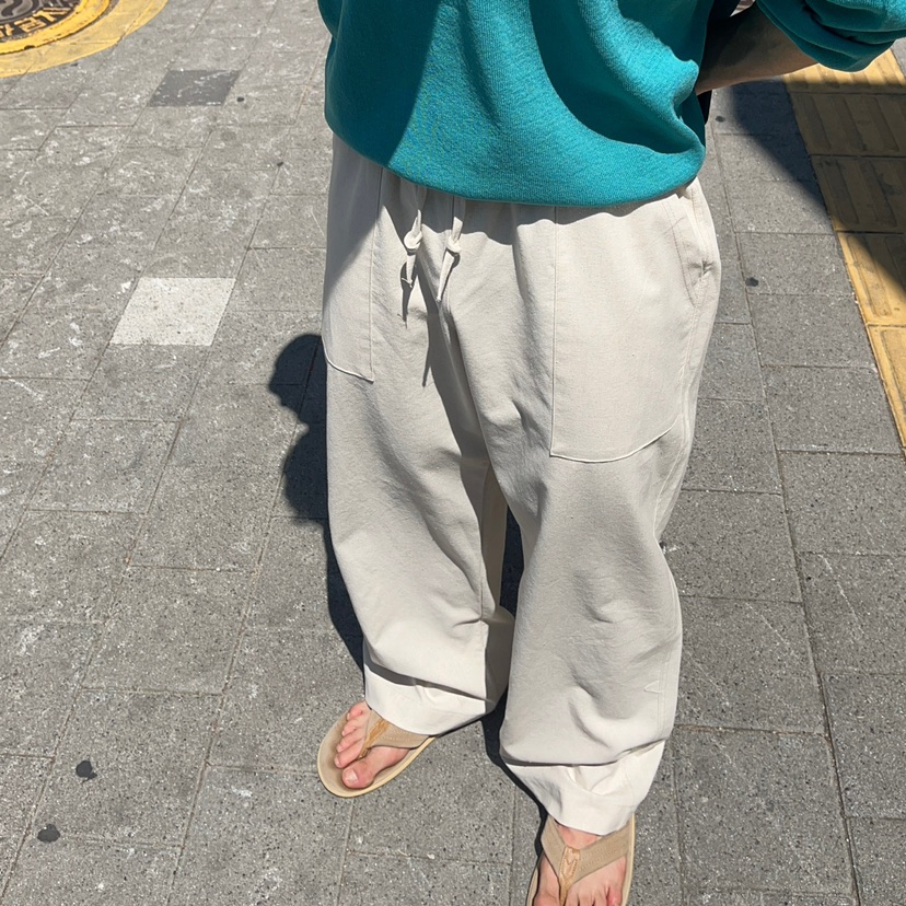 ROA-男裝韓國直郵女裝新品時尚休閑人氣推薦真品休閑褲亞麻ROA休閑褲