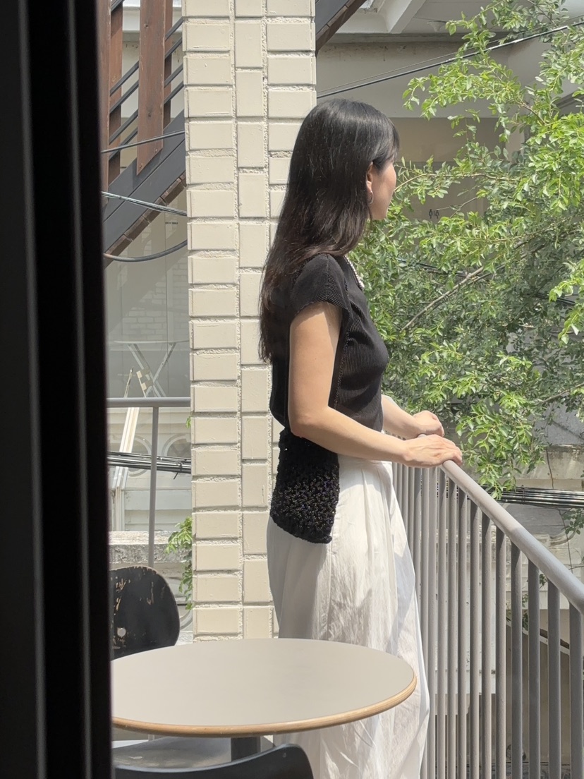 Sendtwo韓國直郵東大門代購女裝新款人氣推薦真品24春夏T恤褶皺SENDTWOT恤