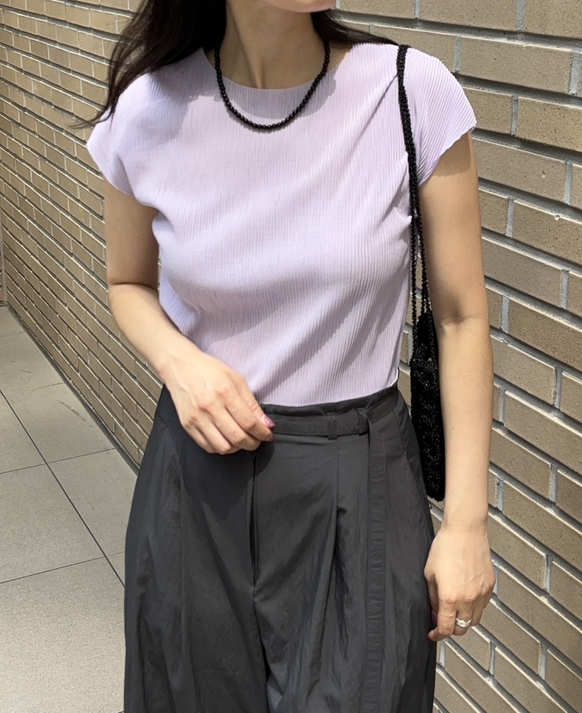 Sendtwo韓國直郵東大門代購女裝新款人氣推薦真品24春夏T恤褶皺SENDTWOT恤