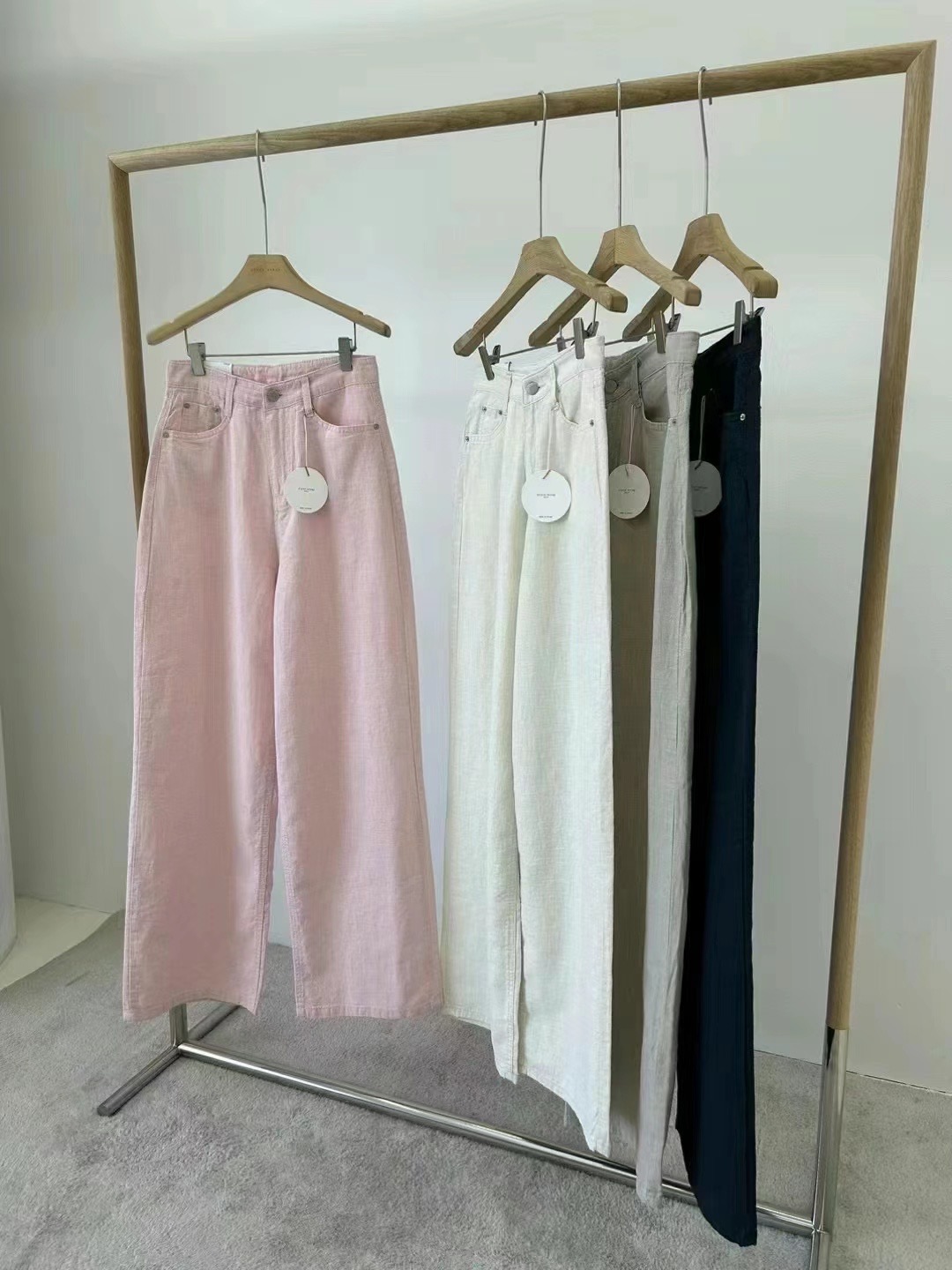 STYLE SCRAP韓國直郵東大門實拍女裝新款休閑24春夏牛仔褲STYLE SCRAP牛仔褲