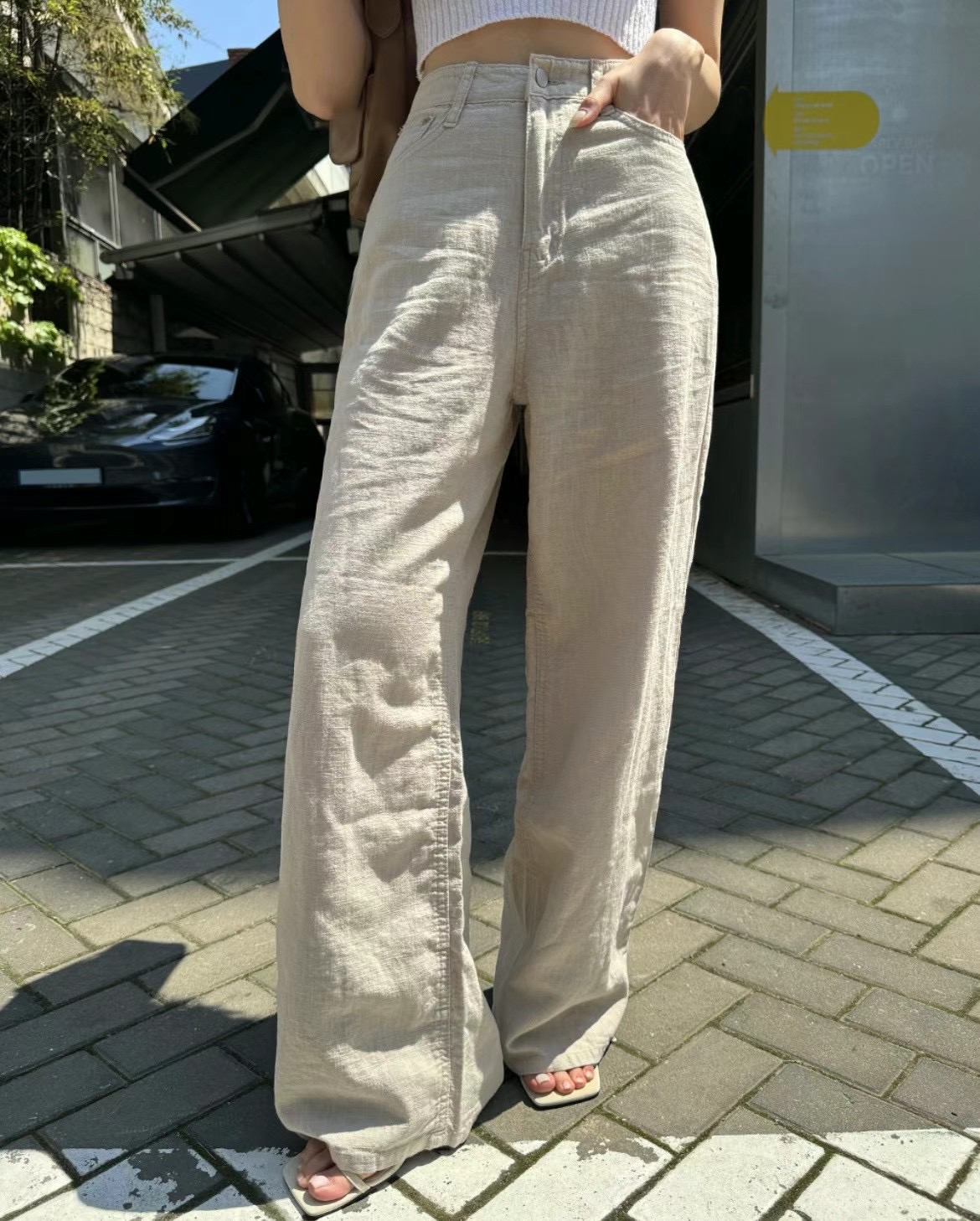 STYLE SCRAP韓國直郵東大門實拍女裝新款休閑24春夏牛仔褲STYLE SCRAP牛仔褲圖色3