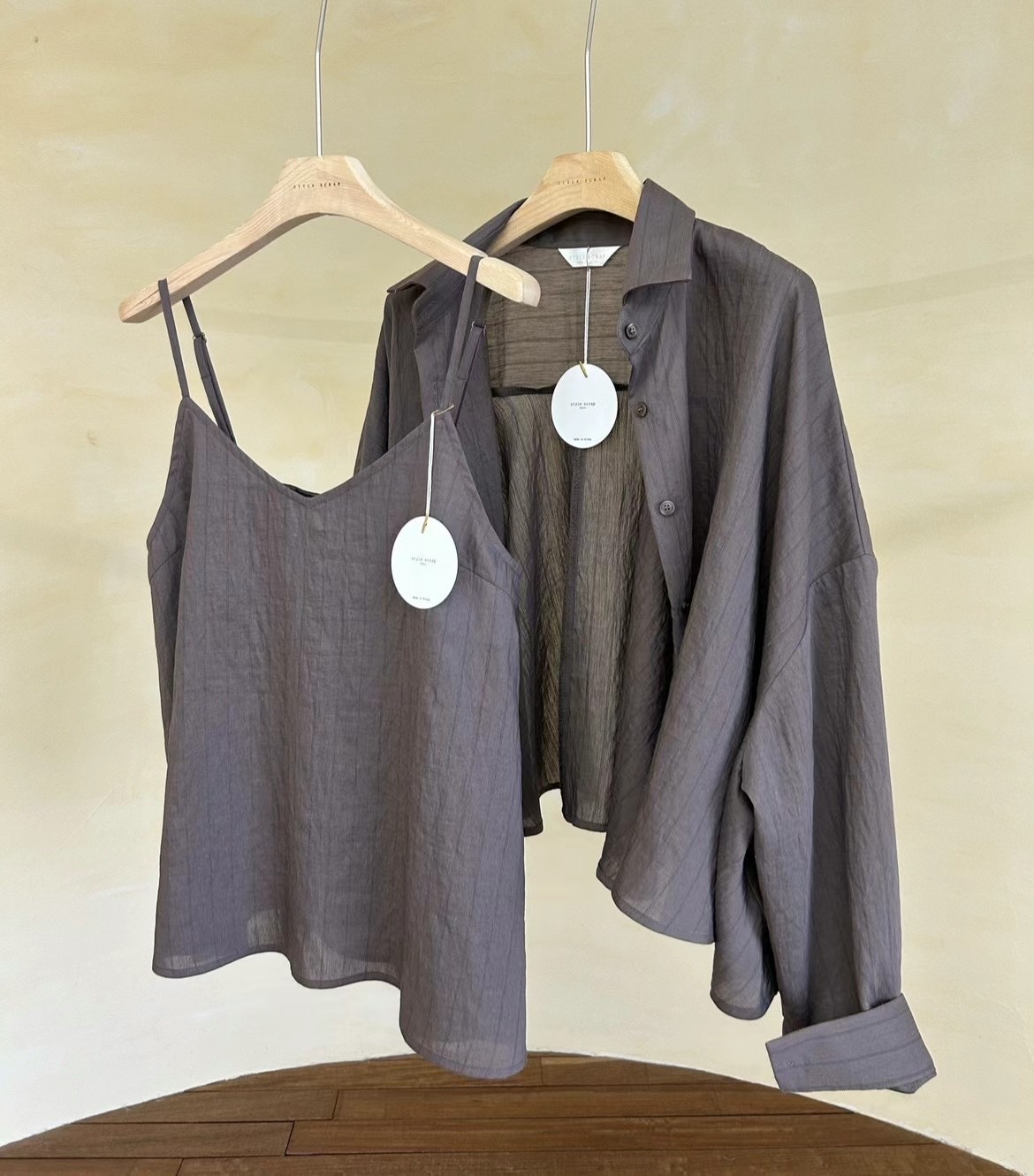 STYLE SCRAP韓國直郵女裝新品時尚推薦休閑24春夏真品套裝STYLE SCRAP套裝圖色3