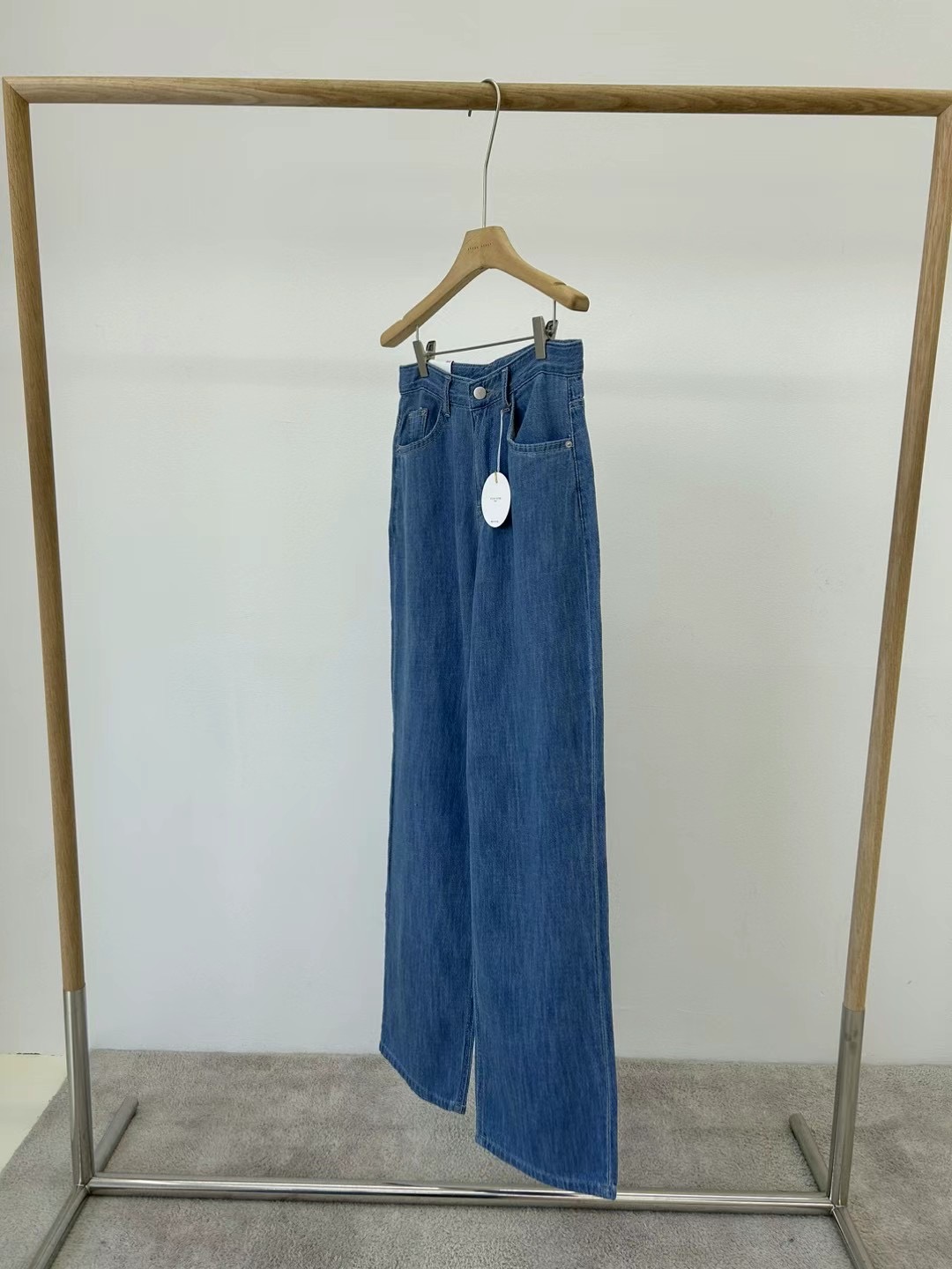 STYLE SCRAP韓國直郵東大門實拍女裝新款職業牛仔褲牛仔布STYLE SCRAP牛仔褲