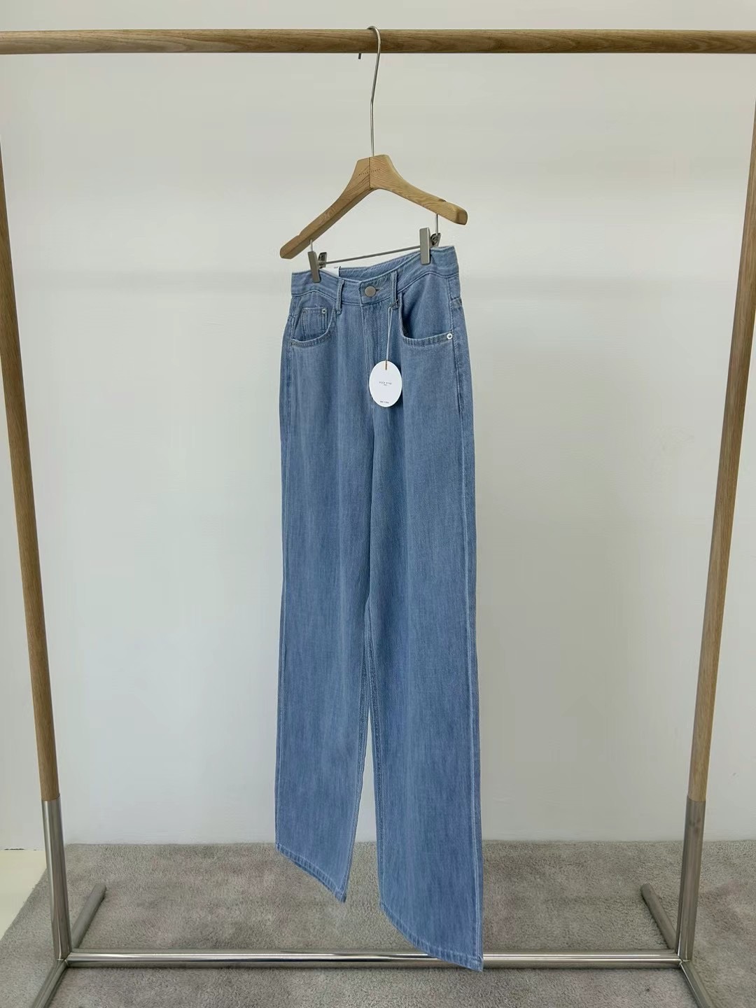 STYLE SCRAP韓國直郵東大門實拍女裝新款職業牛仔褲牛仔布STYLE SCRAP牛仔褲圖色2