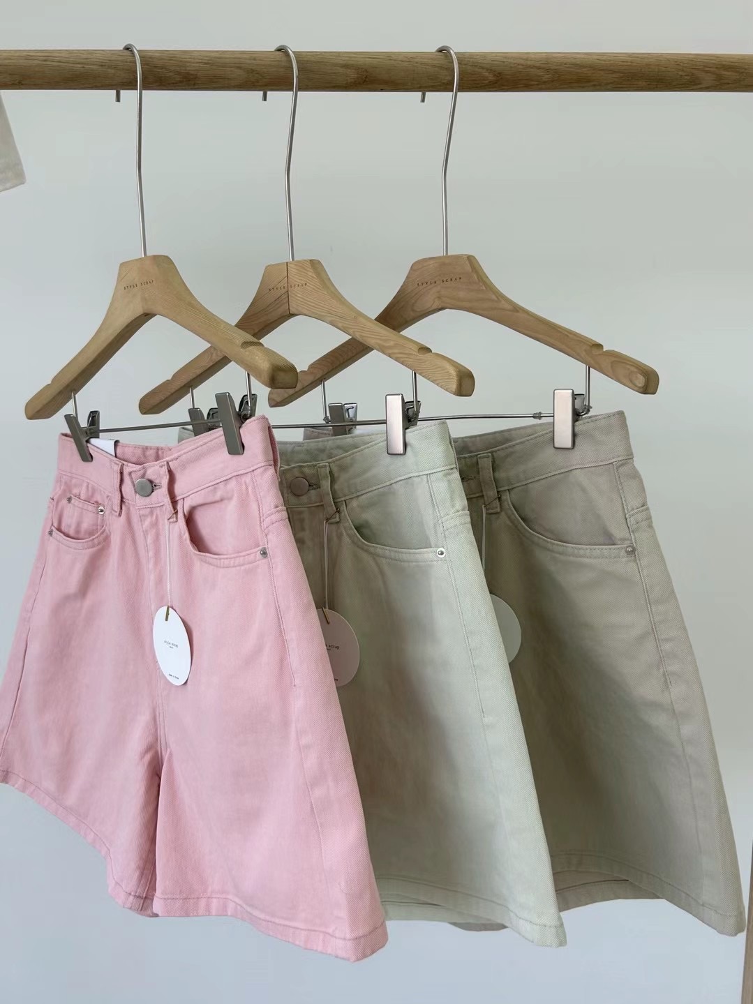 STYLE SCRAP直郵韓國代購女裝新款職業時尚休閑真品24春夏短褲STYLE SCRAP短褲