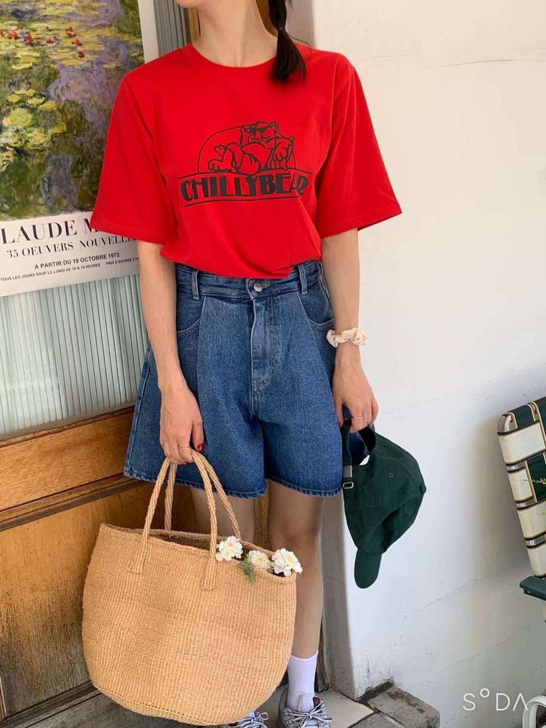 UNKNOWN韓國直郵東大門實拍女裝新品時尚真品休閑熱賣推薦T恤ARHEET恤