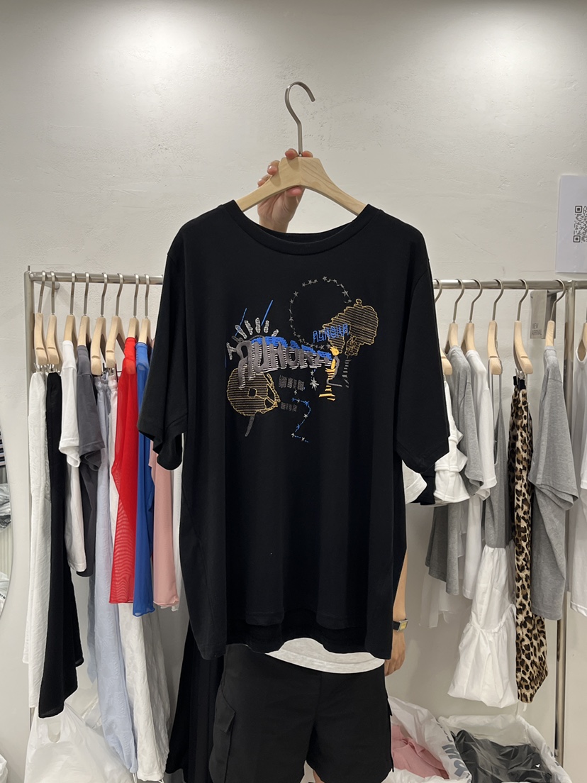 Delicate韓國直郵東大門代購女裝新品人氣推薦真品休閑24春夏T恤DELICATET恤圖色3