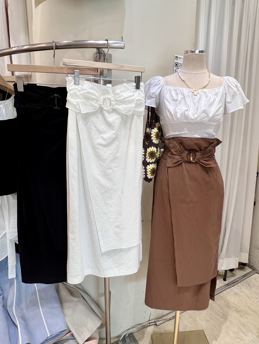 AVEC-OT直郵韓國代購女裝新品24春夏時尚職業休閑熱賣長裙AVEC-OT長裙