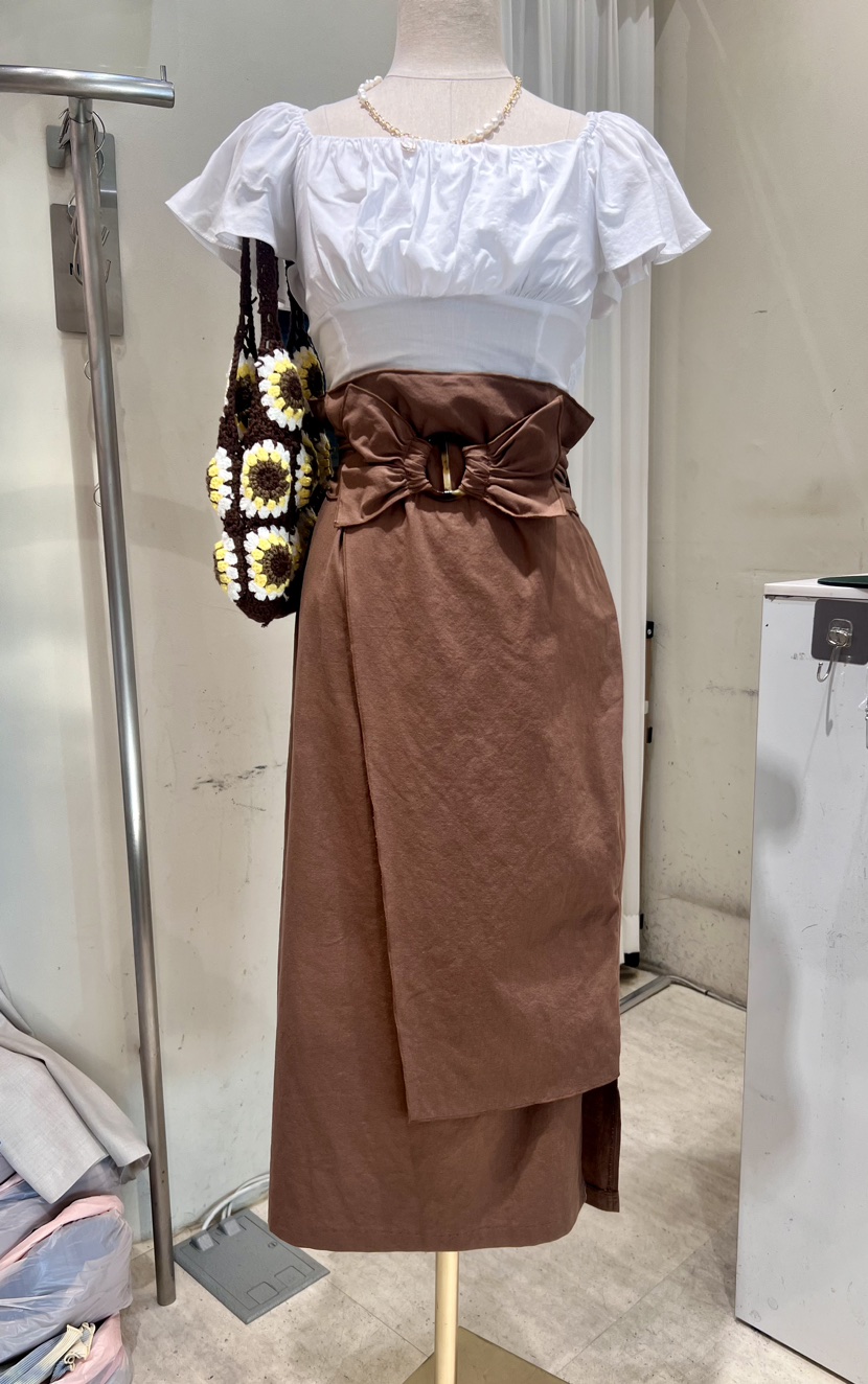 AVEC-OT直郵韓國代購女裝新品24春夏時尚職業休閑熱賣長裙AVEC-OT長裙
