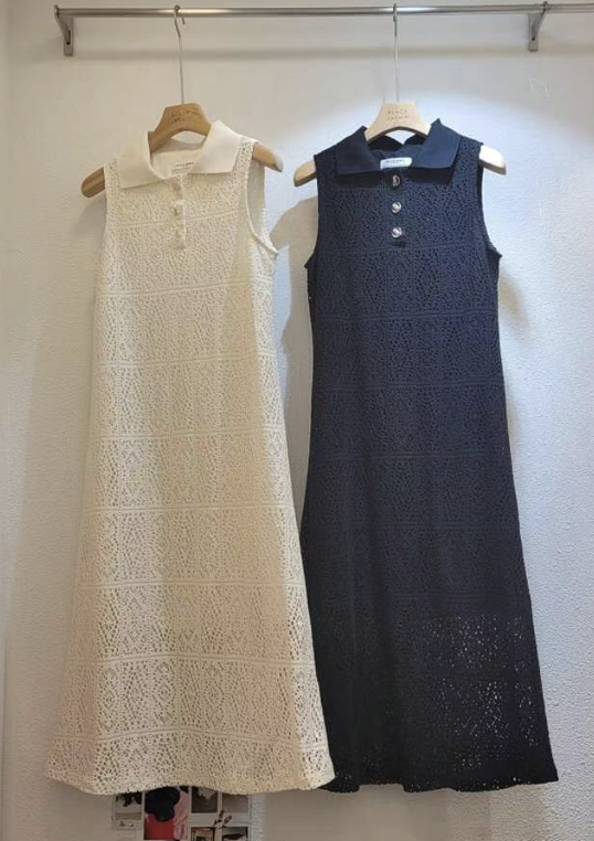 BLACK JASMIN韓國直郵東大門代購女士新款24秋夏人氣連衣裙BLACK JASMIN連衣裙