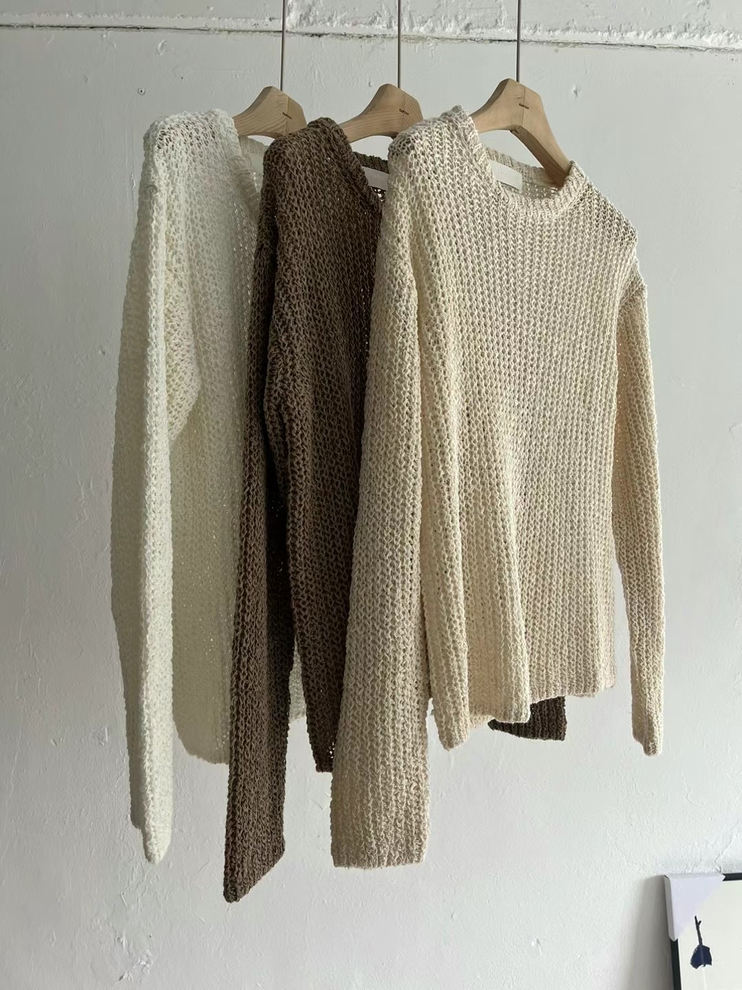 BRICK韓國直郵女士新款真品時尚熱賣人氣休閑推薦24秋夏針織衫BRICK針織衫圖色1左一色