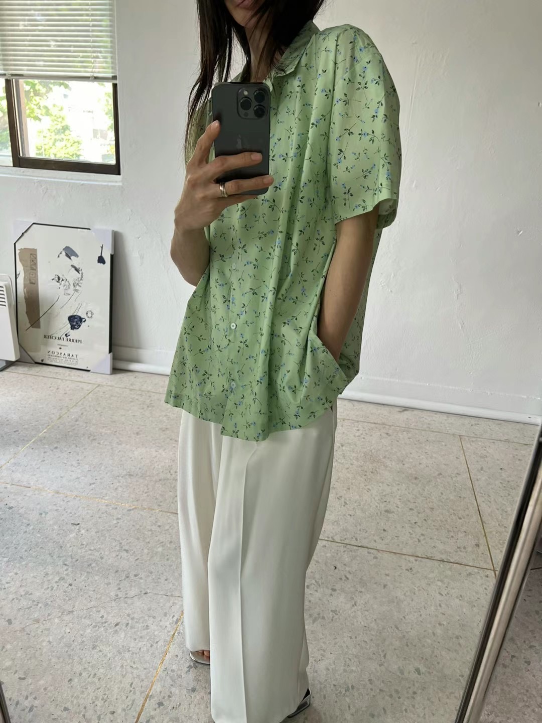 BRICK韓國直郵東大門代購女士新款人氣真品休閑24秋夏襯衫蕾絲衫BRICK襯衫/蕾絲衫