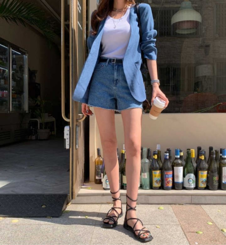 DORI韓國直郵女裝新款推薦時尚人氣職業真品24春夏休閑夾克OURR夾克