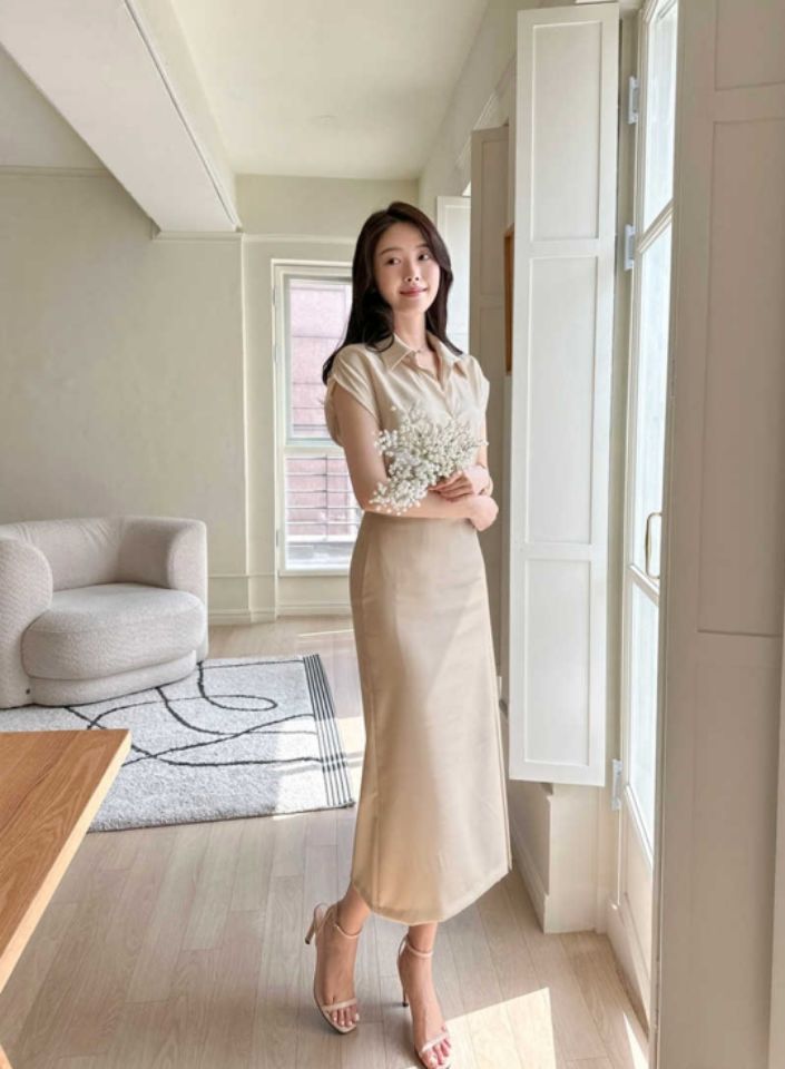 DORI韓國直郵東大門實拍女裝新品休閑真品24春夏襯衫蕾絲衫OURR襯衫/蕾絲衫