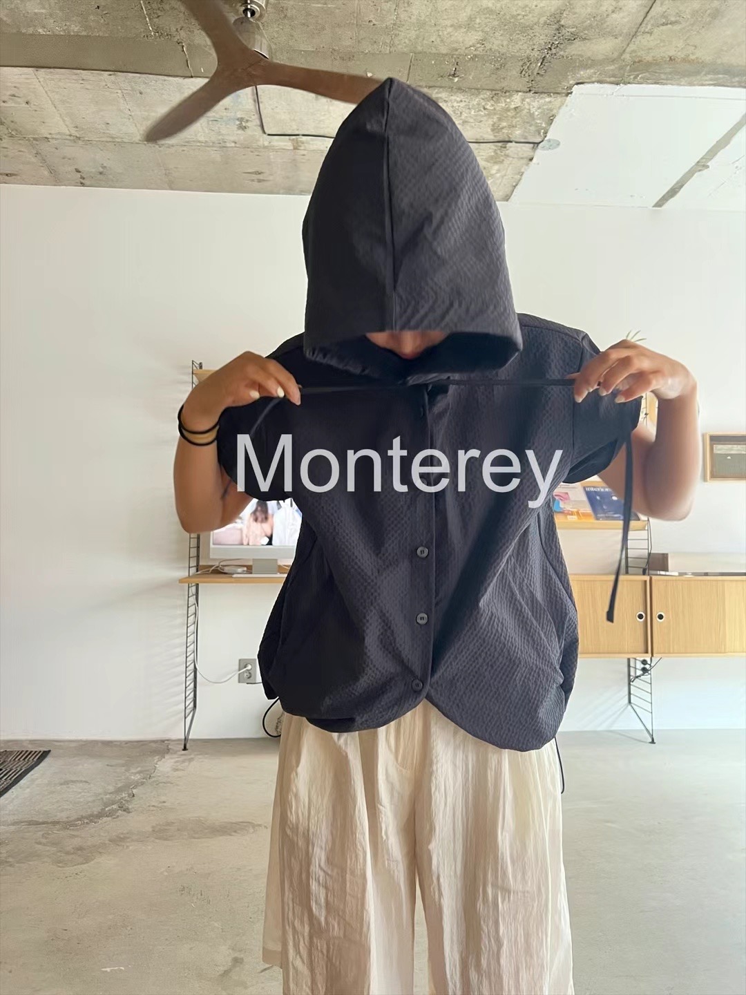 MONTEREY韓國直郵東大門實拍女裝新款真品24春夏襯衫蕾絲衫MONTEREY襯衫/蕾絲衫