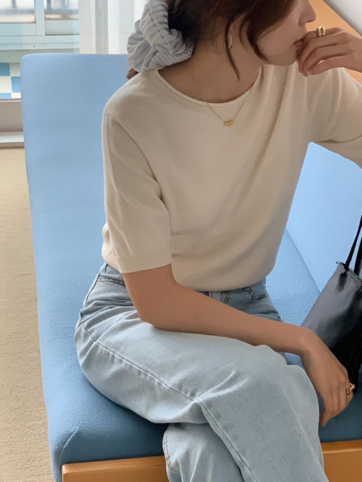 PLAYLIST韓國直郵女裝新品休閑真品熱賣24春夏針織衫打折confetti針織衫