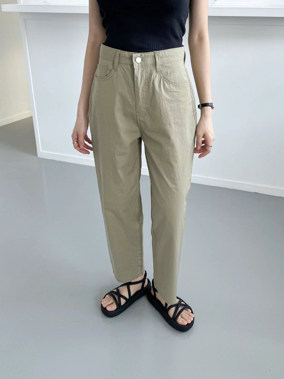 Theraw直郵韓國代購女裝新款熱賣真品時尚推薦休閑人氣牛仔褲Theraw牛仔褲圖色3