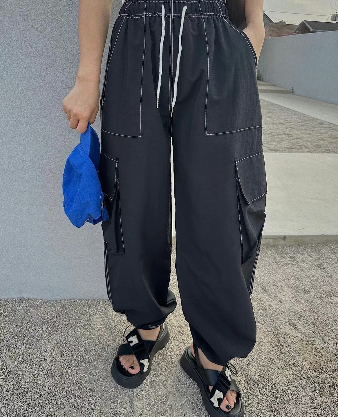 THX_VERY韓國直郵東大門實拍女裝新品時尚職業熱賣人氣休閑褲THX_VERY休閑褲