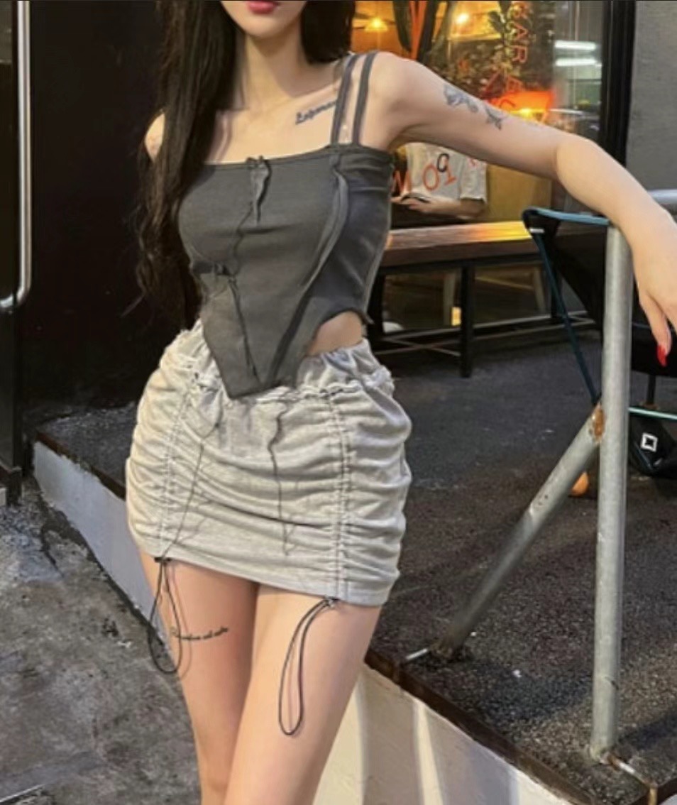 THX_VERY直郵韓國代購女裝新款真品時尚熱賣24秋夏吊帶背心THX_VERY吊帶/背心圖色2