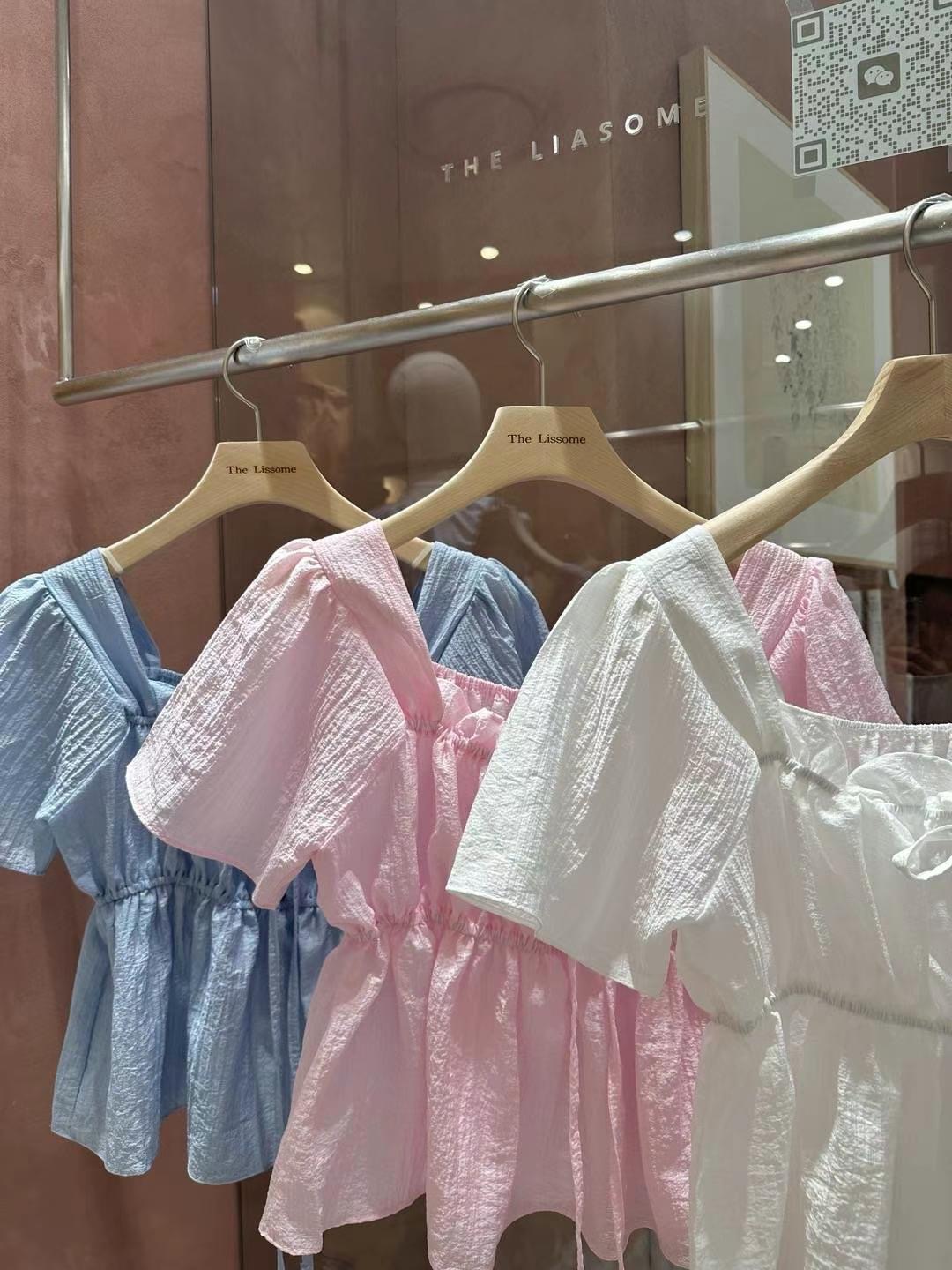 THE LIASOME直郵韓國代購女裝新品人氣熱賣時尚襯衫蕾絲衫THE LIASOME襯衫/蕾絲衫