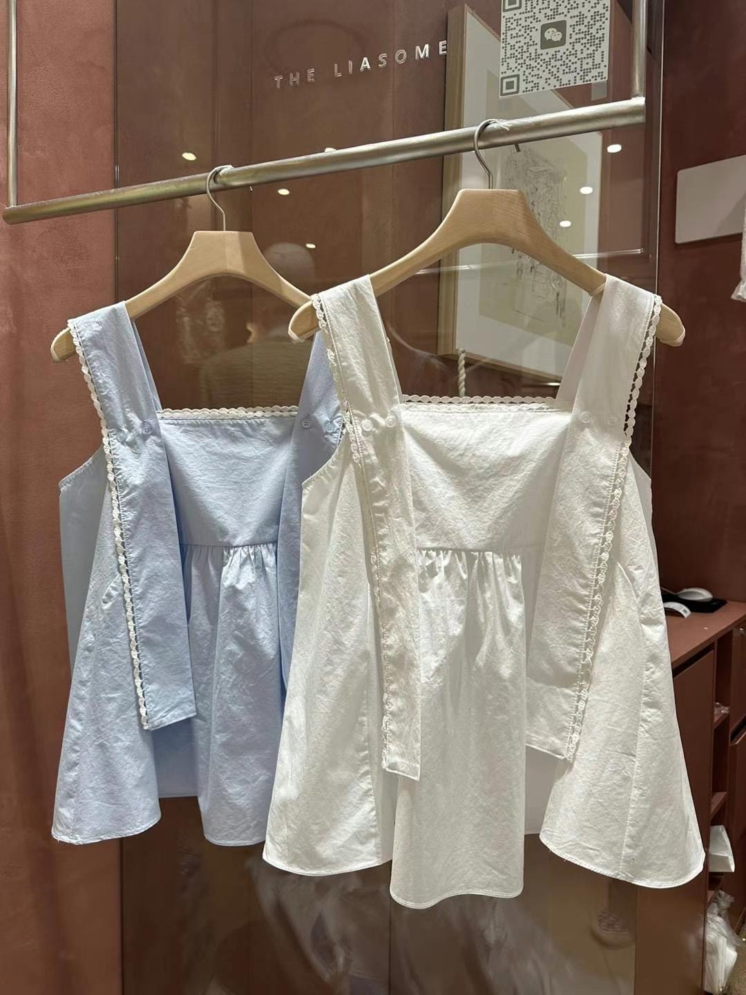 THE LIASOME韓國直郵東大門代購女裝新品熱賣休閑吊帶背心THE LIASOME吊帶/背心