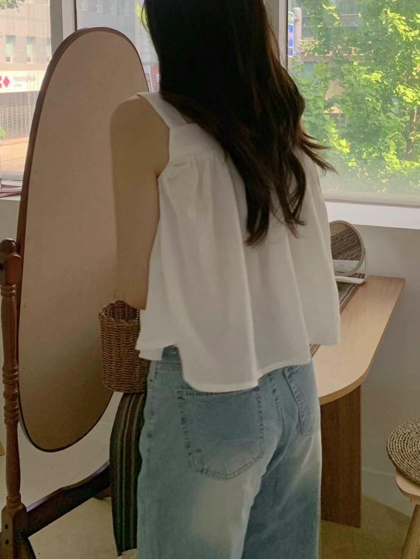 THE LIASOME直郵韓國代購女裝新品職業真品推薦熱賣吊帶背心THE LIASOME吊帶/背心