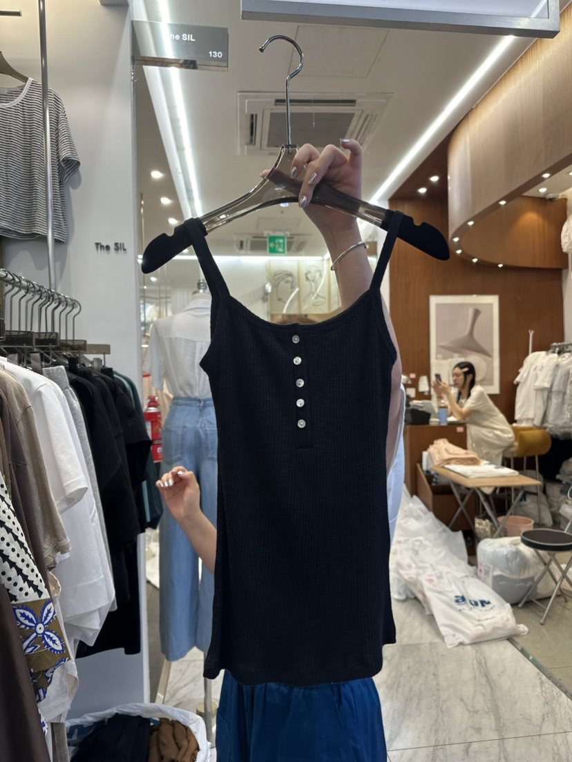 THE SIL直郵韓國代購女裝新品真品推薦人氣24春夏吊帶背心THE SIL/1 2ILLY吊帶/背心圖色3