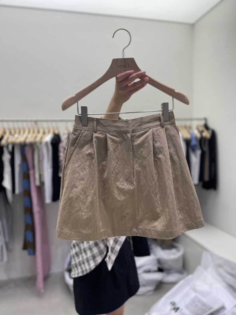 VIVEL直郵韓國代購女裝新品人氣職業24春夏推薦休閑真品短裙VIVEL短裙