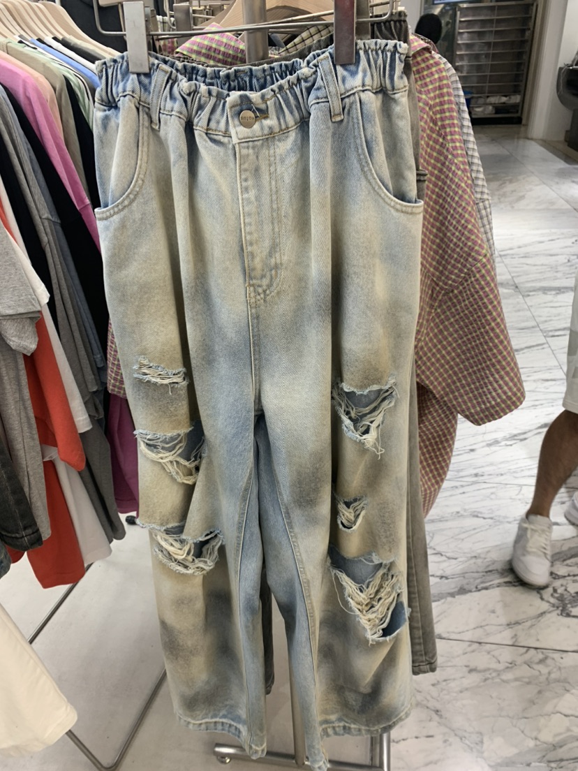 VOTUS-男女裝直郵韓國代購女裝新品時尚人氣推薦真品牛仔褲VOTUS-男女裝牛仔褲
