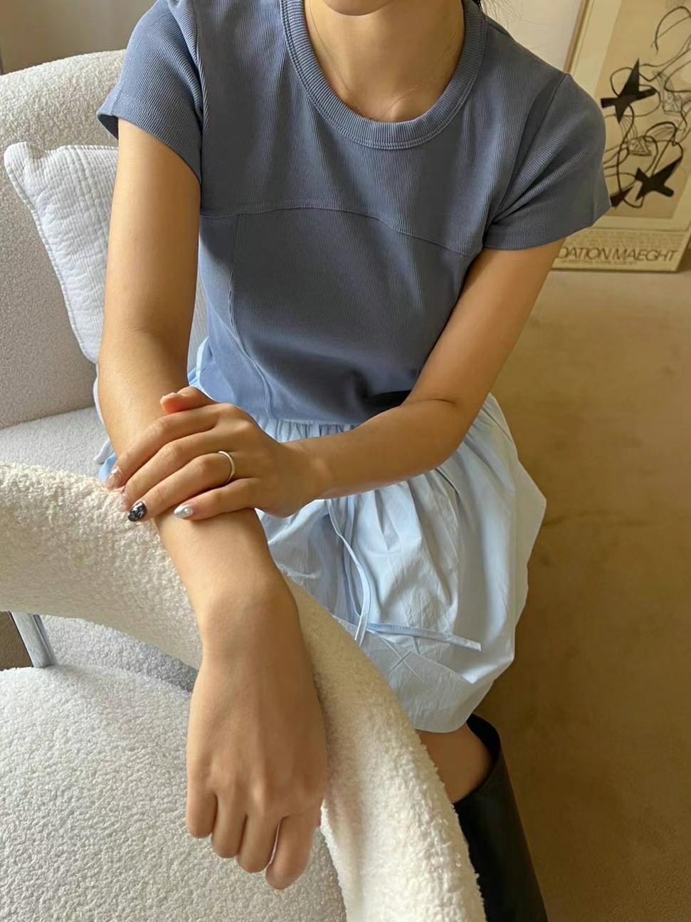 YOU R MINE韓國直郵東大門代購女裝新款職業人氣時尚推薦T恤YOU R MINET恤